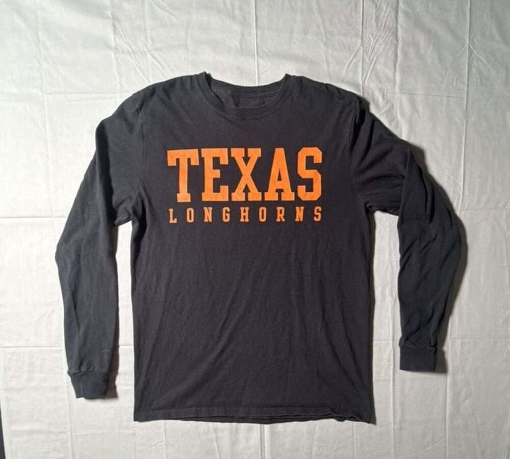 We Are Texas Longhorns Long Sleeve T-Shirt Size M Black Cotton
